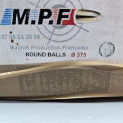 Boite de 250 balles rondes MPF 375