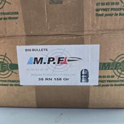 500 Ogives MPF 35 RN 158grs