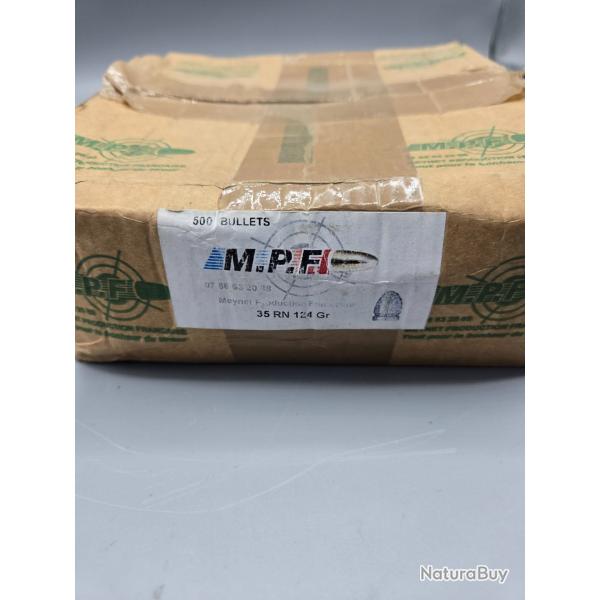 500 Ogives MPF 35 RN 124 grs
