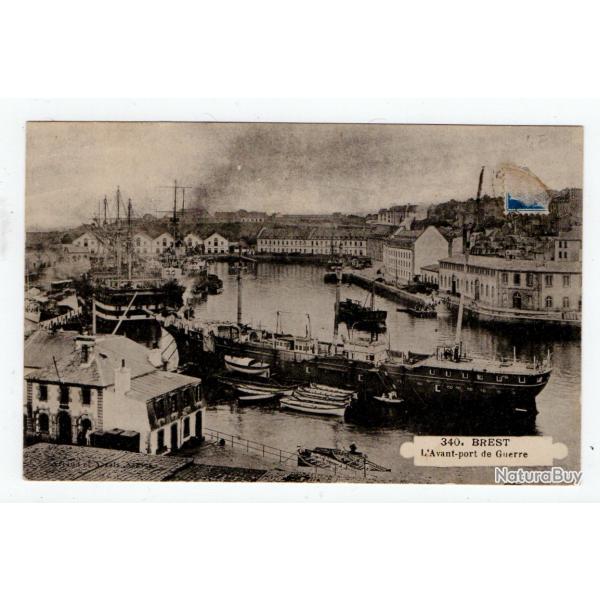 CPA - PORT MILITAIRE DE BREST -l'Avant port de Guerre N 1188