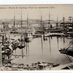 CPA - Marseille - Bassin de Carénage ( Pour les réparations a flot ) N°1101