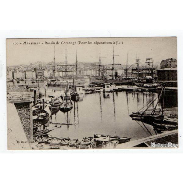 CPA - Marseille - Bassin de Carnage ( Pour les rparations a flot ) N1101