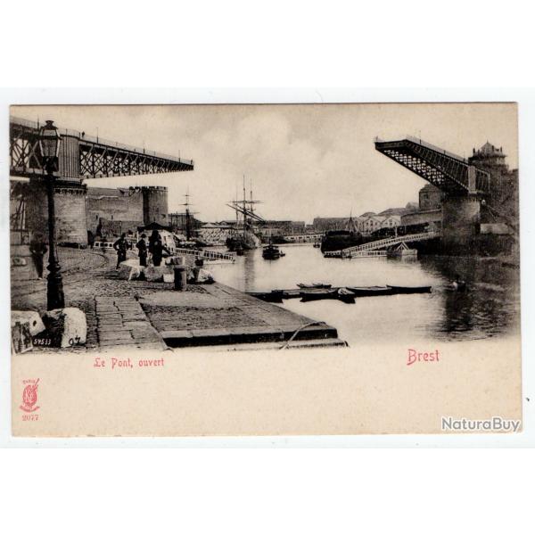 CPA -  Le Pont , ouvert Brest  N1189