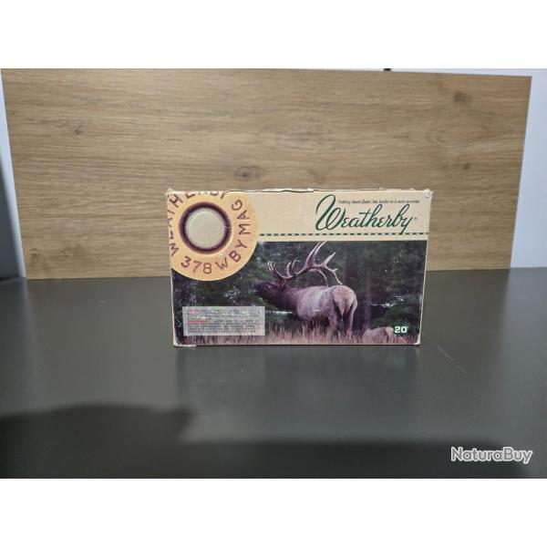.378 WBY MAGNUM ULTRA-HIGH VELOCITY 300 GRAIN (19 cartouches)