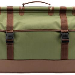 Sac de battue vert/marron en toile - Country Sellerie