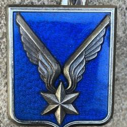 Commandement de l'ALAT, étoile 6 pointes, bleu translucide foncé