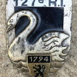 127° Régiment d'Infanterie (Divisionnaire) 1794, dos guilloché ondé