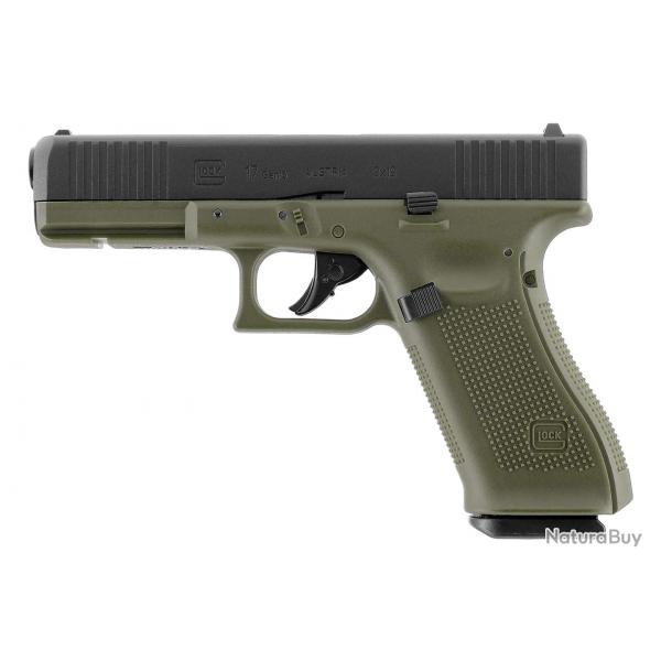 PIST GLOCK 17 GEN5 BBS 6MM CO2 - 2,0 J BLACK BATTLEFIELD GREEN