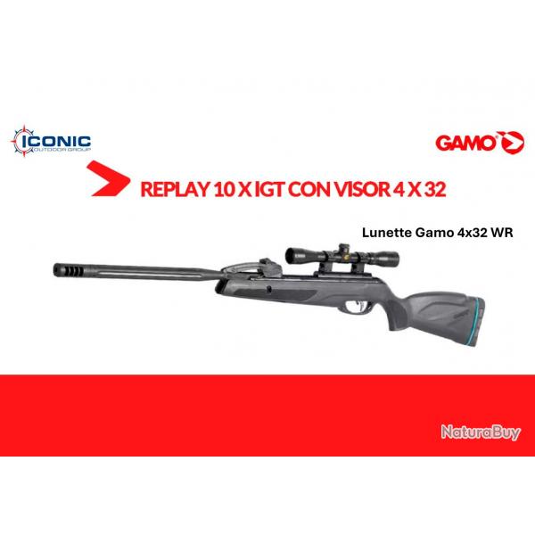 Vente Flash ! Carabine Gamo Replay 10 Maxxim IGT Cal. 4,5mm + Lun. 4 x 32 WR