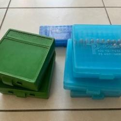 Boites de rangement cal 40 à 45 lot de 6 (sans les munitions)