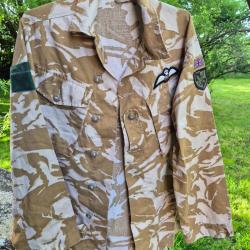 Ensemble veste et pantalon de combat tropical desert DPM army british