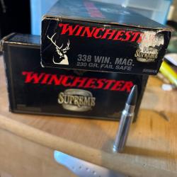 Munitions winchester suprême fail safe 338wm
