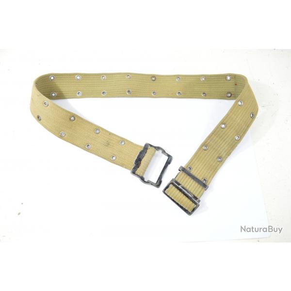 Ceinturon toile Arme Franaise TAP Indochine / Algrie