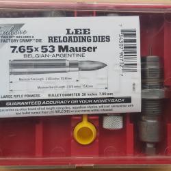 JEU D'OUTILS LEE- CAL 7,65 X 53 MAUSER