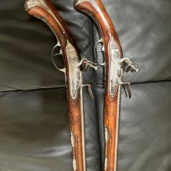 Pistolet d'officier de cavalerie ancienne, monarchie