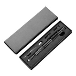 Stylo Tactique Multifonction 10-en-1 Outdoor - Auto-Défense, Lampe LED, Brise-Vitre, Survie, Camping