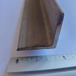 Cornière en INOX A4 MARIN (316L) - Largeur : 4 cm - Ép : 4 mm - Longueur : 1 mètre - Quantité : 1