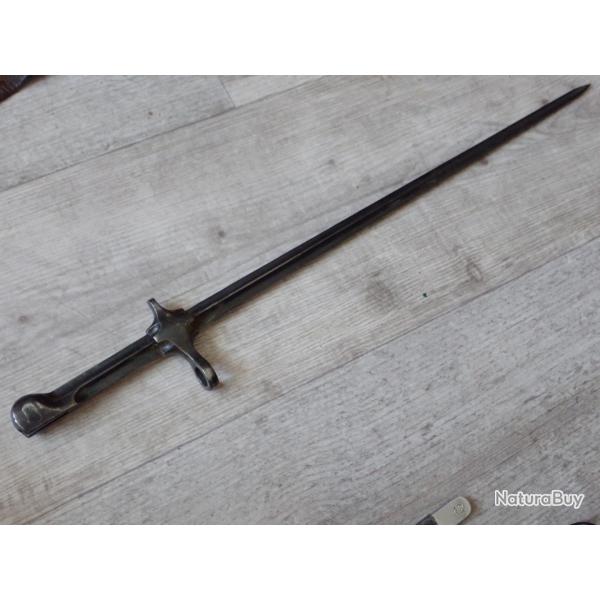 SANS MATRICULE Baionnette de cycliste, Mdle 1900 SUISSE pour k11 ou K31