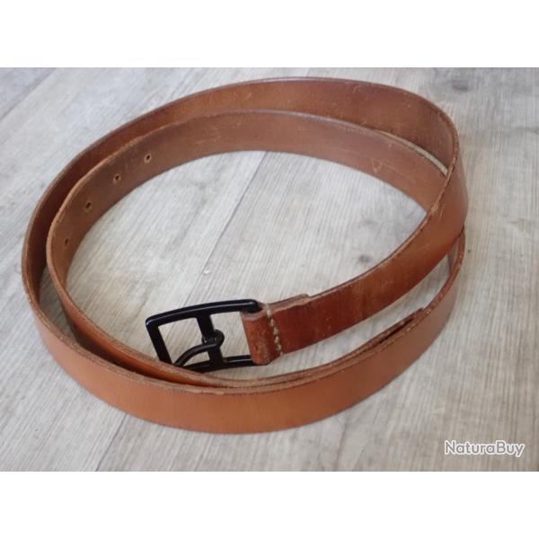 150 cm !! Ceinturon, ceinture en cuir, pour tui pistolet Suisse ou baionnette Rubin Schmidt