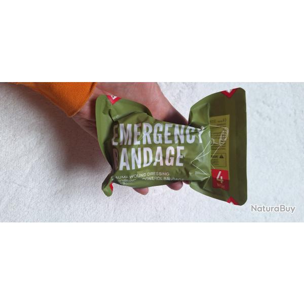 Pansement compressif hmostatique (Randonne camping bushcraft)