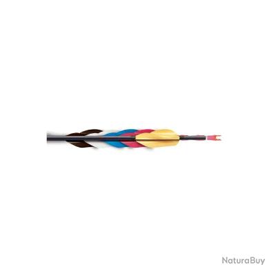 50 Flèches En Plume 5 Pouces - Aile Gauche Jaune - Pour Bricolage Et Tir