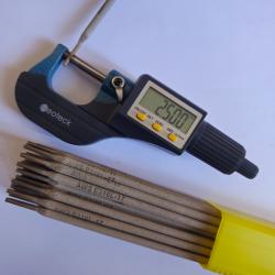 Électrodes de soudure - INOX A4 MARIN - AWS E316L-17 - 2kg - Ø2,5 mm x 350 mm