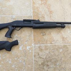 Fusil à pompe Hatsan Escort Slug + crosse tactique