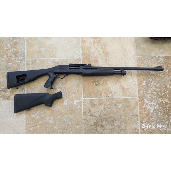 Fusil  pompe Hatsan Escort Slug + crosse tactique