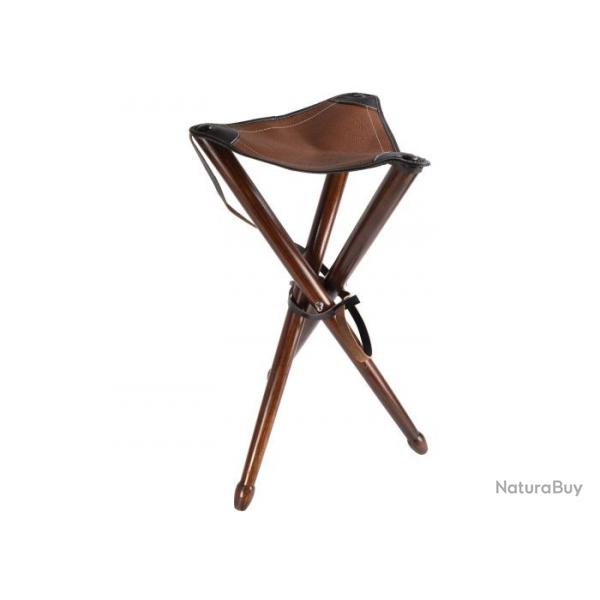 Sige trpied JANUEL ayaudes bois assise marron 65cm