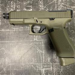 Glock 45 MOS Gen 5 FS Fileté M13.5x1 LH Edition Hunter (ODG) en stock