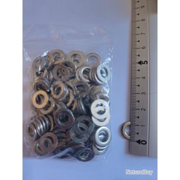 Rondelles plates en INOX A4 MARIN (316L) - 6 mm - Quantit : 100 - Ultra rsistant