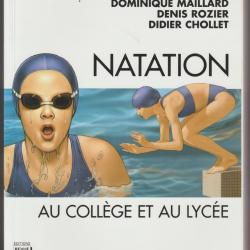 natation au collège et au lycée,de l'école aux association,patrick pelayo,dominique maillard,sport