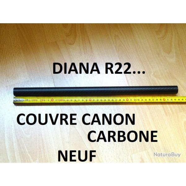 couvre canon CARBONE DIANA R22...longueur 435mm diamtre 22mm - VENDU PAR JEPERCUTE (HUB23)
