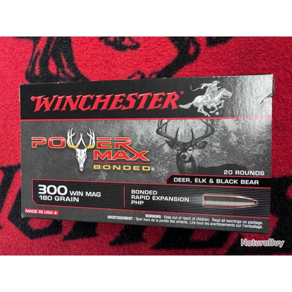 Winchester Power Max 300 win mag 180 grs (x20)