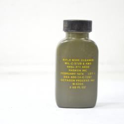 Produit de nettoyage pour armes US ARMY 1974 (Vietnam) Rifle bore cleaning Haskon inc.