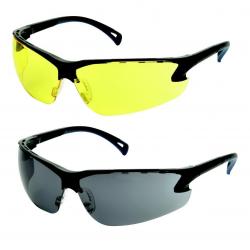 LUNETTES DE PROTECTION CE JAUNE BRANCHES NOIRS "ASG"