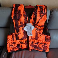 Gilet de chasse percussion reversible