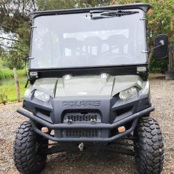 Quad polaris Ranger 6 places avec remorque double essieux