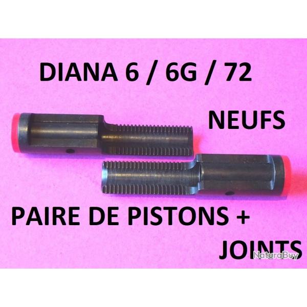 paire de pistons + joints carabine DIANA 6 DIANA 6G DIANA 72 - VENDU PAR JEPERCUTE (HUB28)