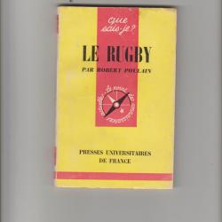 le rugby,robert poulain,presse universitaires de france, que sais je?