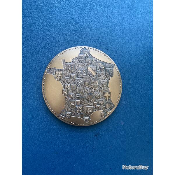 Mdaille de bronze-Fances aux armes des provinces