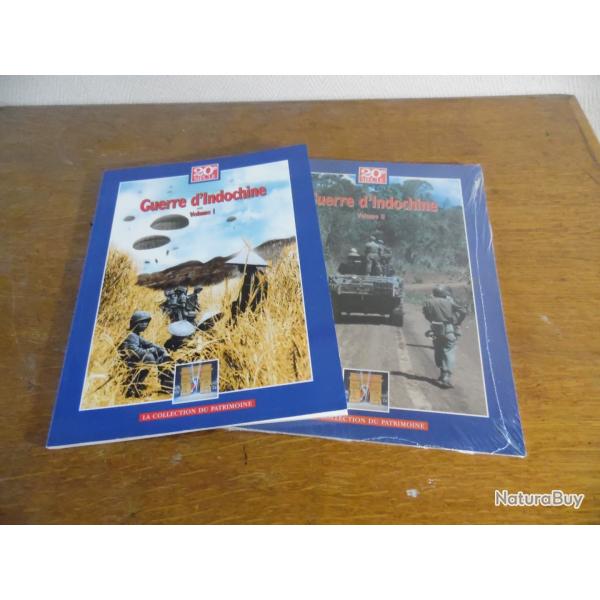 LOT DES 2 VOLUME GUERRE D INDOCHINE  20 me SIECLES LA COLLECTION DU PATRIMOINE