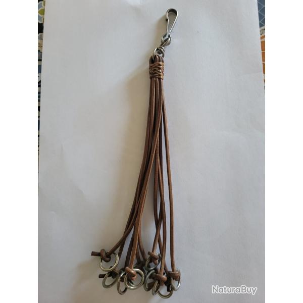 Ancien Porte gibier en cuir