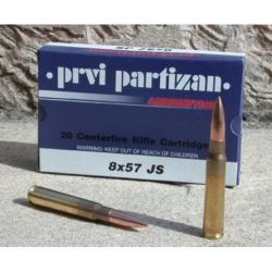 Munitions Partizan Cal.8X57 IS FMJ-BT 198 Grs