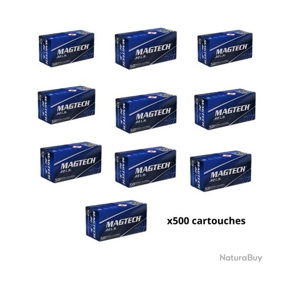Munitions MAGTECH cal.22lr lhp subsonic par 500