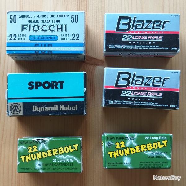 Lot de 300 cartouches 22LR