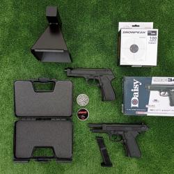 PACK-2 Pistolet à Ressort DAISY 340 POWERLINE Bbs Cal. 4,5 mm