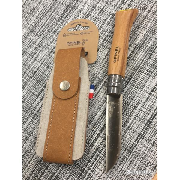 Ensemble opinel numro 8 couteau + tui
