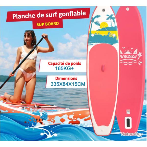 Planche de Surf Gonflable avec Accessoires Stand Up Paddle Board  planche  pagaye