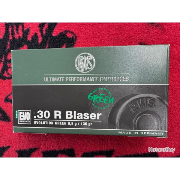 RWS EVO Green 30R Blaser 136 grs (x20)